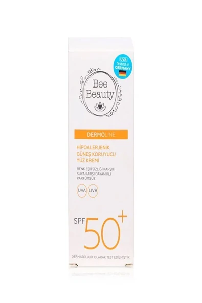 Bee Beauty Hipoalerjenik Güneş Koruyucu Yüz Kremi güneş kremi SPF50+ 50 ml - 1