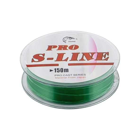 Yeşil Olta Misinası - Japon Materyal - 150 Metre - Pro S-Line - 0,40mm - Resim 3