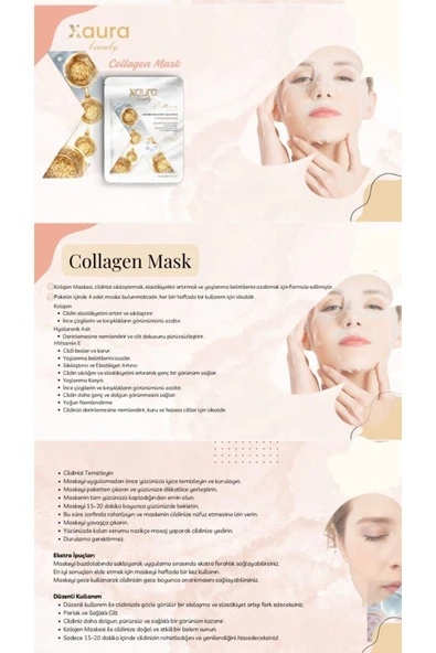 xaura Beauty Collagen Mask - 1