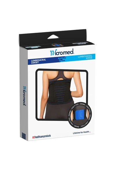 wicromed Lumbosakral 26cm Örgü Ortopedik Korse - Lüx ürün görseli