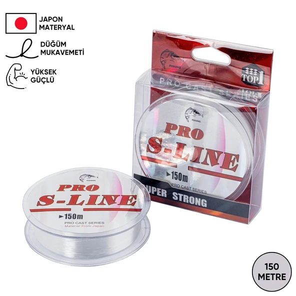 Hayalet Olta Misinası - Japon Materyal - 150 Metre - Pro S-Line - 0,16mm - 1