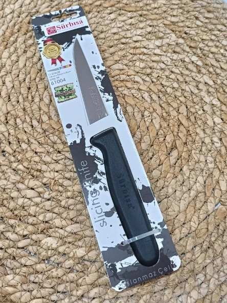 Sürmene 61004 Mutfak Bıçağı (9,50 Cm) Siyah - Resim 8