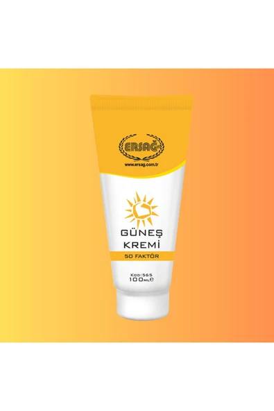 Ersağ 50 Faktör Güneş Kremi 100ml 565-21 - Resim 3