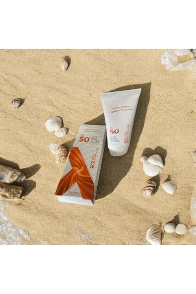 xaura Secret Tone-Up Güneş Koruyucu SPF 50+ | Nemlendirici, Ton Eşitleyici, Suya Dayanıklı - 5