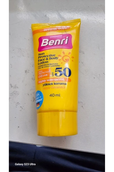 Benri BENRİ SUN PROTECTİVE FACE BODY LOTİON GÜNEŞTEN KORUYUCU YÜZ VE VUCUT LOSYONU - 1