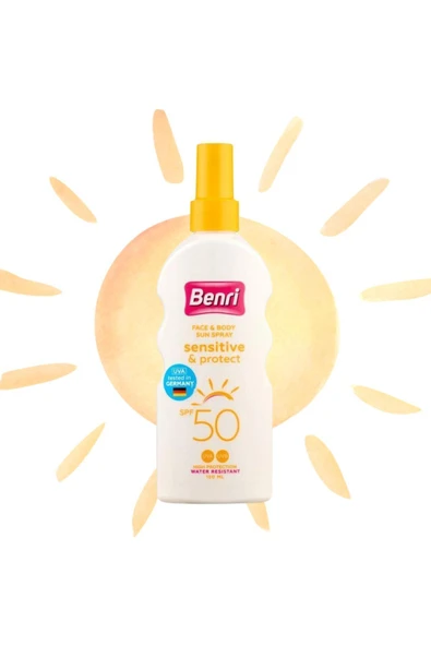 Benri Hassas & Koruma Güneş Spreyi 50SPF 150 ml - 1