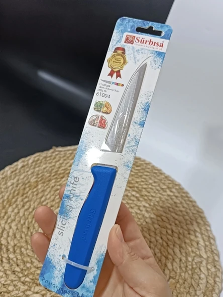 Sürmene 61004 Mutfak Bıçağı (9,50 Cm) Koyu Mavi - 2