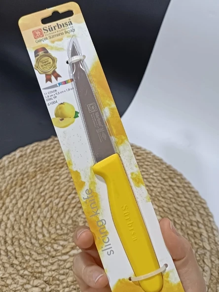 Sürmene 61004 Mutfak Bıçağı (9,50 Cm) Sarı - 2