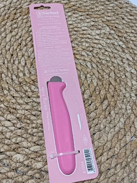 Sürmene 61004 Mutfak Bıçağı (9,50 Cm) Pembe - 7