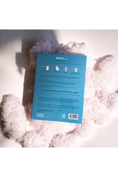 xaura Collagen Mask – 4’lü Paket | Yoğun Nemlendirici ve Cilt Onarıcı Kolajen Yüz Maskesi - 3