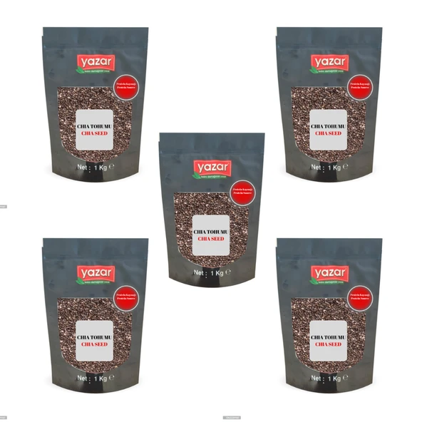 Yazar Chia Tohumu 1 Kg x 5 Pak - Resim 2