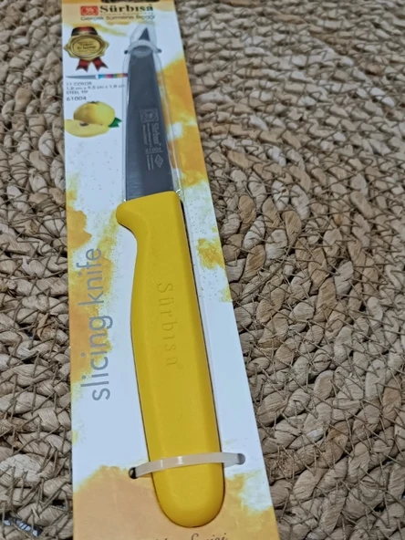 Sürmene 61004 Mutfak Bıçağı (9,50 Cm) Sarı - 5