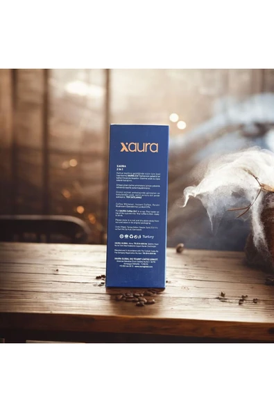 xaura 2 in 1 Coffee – Reishi Ganoderma Özlü | 20'li | 280g - Resim 5