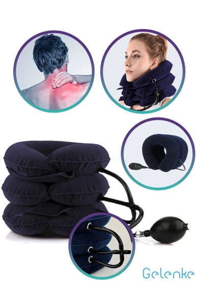 Wicromed Şişme Boyunluk 3 Kat & Tek Pompalı Kahverengi