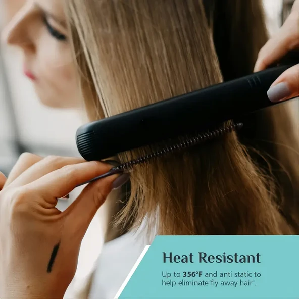 10 Parça Profesyonel Kuaför Tarak Seti - Saç Kesim, Ayırma, Şekillendirme Ve Fön Tarağı - Resim 3