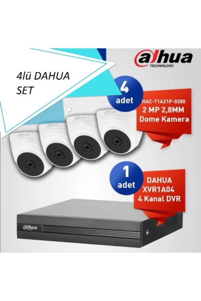 4 Lü Set 2mp 4in1 Kameralar