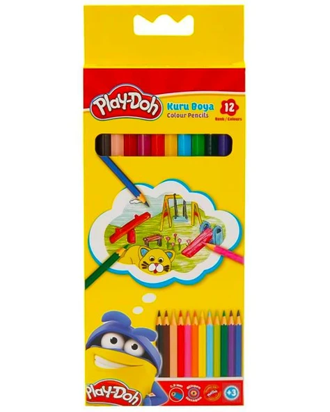Play Doh 12 Renk Kuru Boya Seti PLAYKU001 ürün görseli