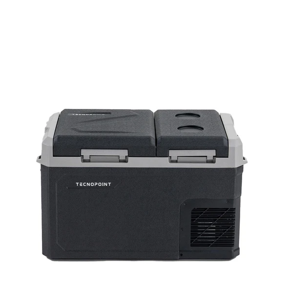Tecnopoint Çift Kapaklı 40 Litre Taşınabilir Araç Buzdolabı 12V/24V/220V Uyumlu - 4