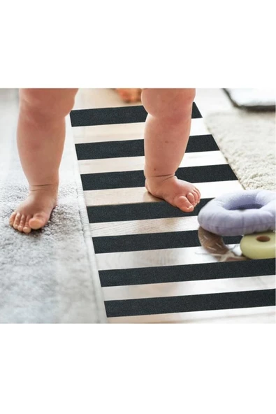 Merdiven Zemin Kaydırmaz Güçlü Bant Yapışkanlı Kaymaz Bant Siyah 25 Mm X 5 Metre - Resim 3