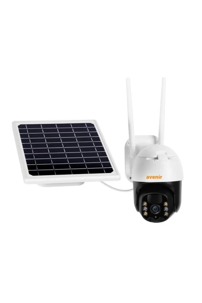 Avenir Av-m01 Sim Kartlı 4g Solar Panelli Full Hd Gece Görüşlü Akıllı Kamera
