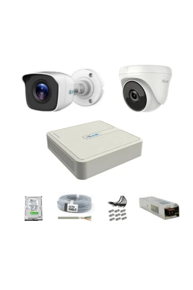 Güvenlik Kamera Seti 2 Kameralı (1 Dış Ve 1 Iç Ortam Kamera)