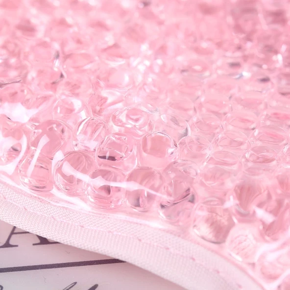 Terapi Jel Yüz Maskesi Soğuk Ve Sıcak Boncuklu Ayarlanabilir Maske (pembe) - 4