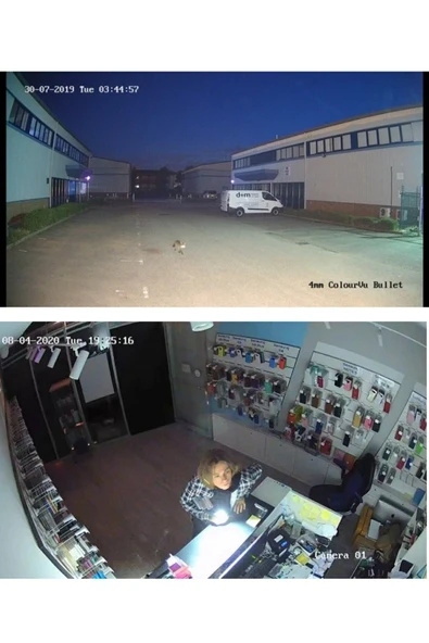 Colorvu Gece-karanlıkta Renkli 4 Ahd Kameralı 4 Kanal Kayıt Cihazı Güvenlik Kamera Seti - 2