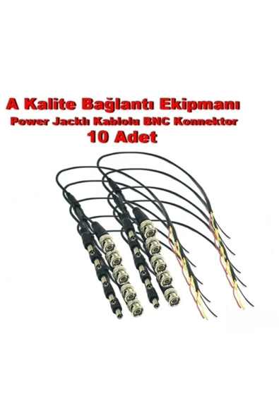 Erhn Adet Kablolu Hazır Bnc +power Jack Konnektör ErhnShp 995340