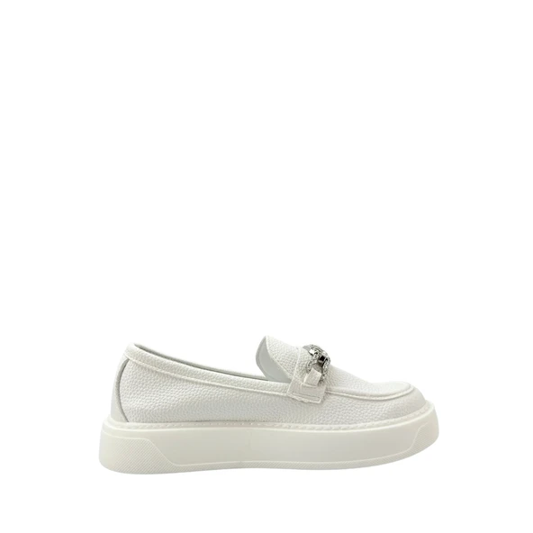 Marco Bellini 26201 Hakiki Deri Kadın Loafer Ayakkabı - 5
