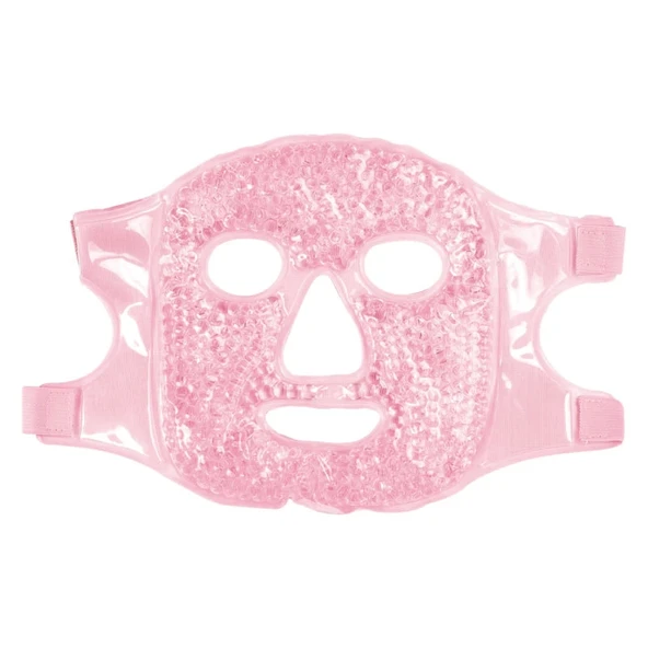 Terapi Jel Yüz Maskesi Soğuk Ve Sıcak Boncuklu Ayarlanabilir Maske (pembe) - 7