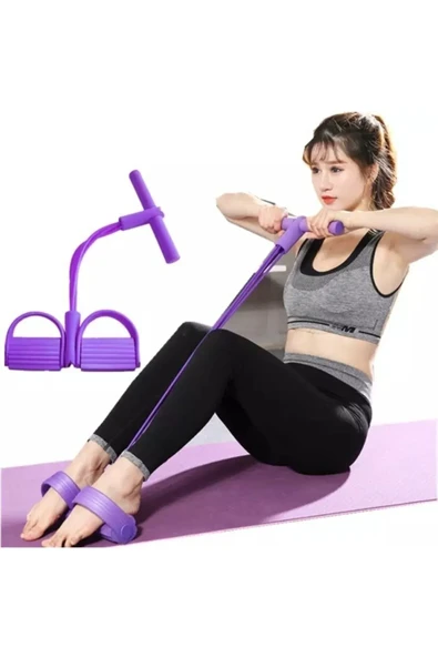 Body Trimmer Tüm Vücut Şekillendirme Fitness + Kelebek Direnç Lastiği Güç Lastiği Egzersiz AA177+A93 - 5