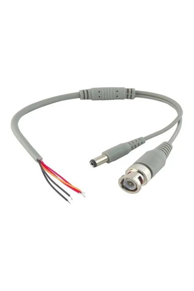 100 Lü A Kalite Hazır Bnc Dc Jack 30cm Kablolu - Güvenlik Kamerası Sistemleri - 3