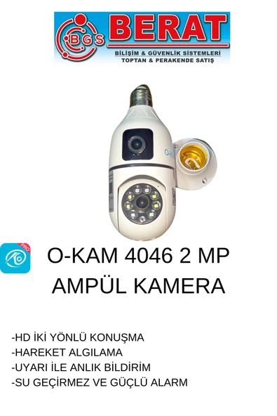O-kam 4046 2mp Duy Kamera 4mm Lens Wifili Okam Pro Uygulama
