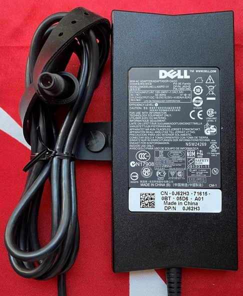 Dell Latitude Notebook Adaptör ORJİNAL 19.5V 4.62A 90W CN-0J62H3 LA90PE1-01 % ORJİNAL (Sıfır) - 2
