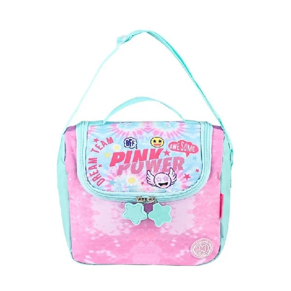 Muggle Tek Bölmeli Pink Power Termoslu Beslenme Çantası (MU-5772) ürün görseli