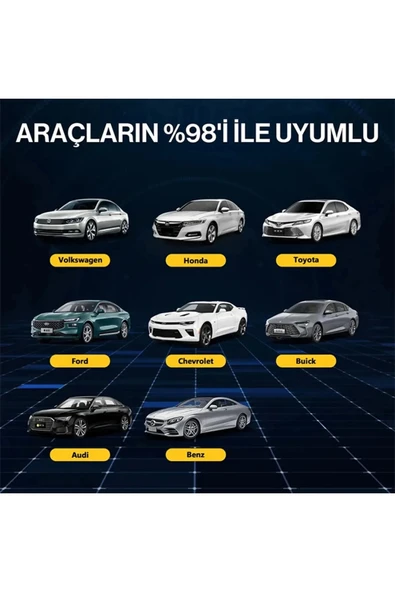 Kablosuz Carplay & Android Auto Adaptörü - Apple Ve Android Cihazlar İçin Evrensel Wireless Carplay Çevirici - 7