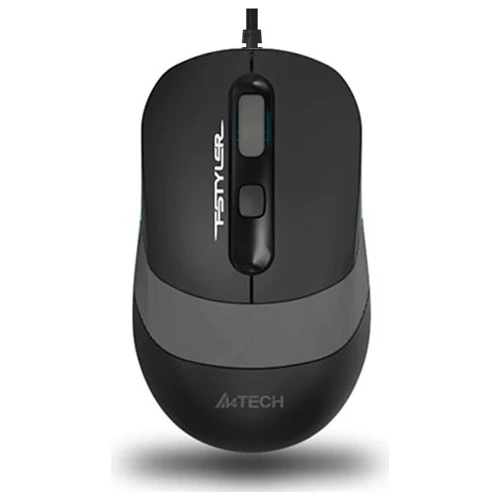 A4 TECH FM-10 KABLOLU USB MOUSE,SİYAH-GRİ ürün görseli 1