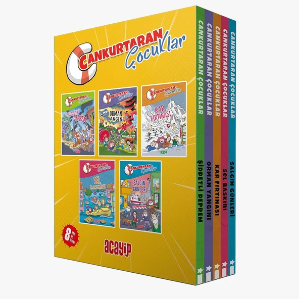 Cankurtaran Çocuklar Kutulu 5 Kitap/Gülhan Alışık/Acayip ürün görseli 1
