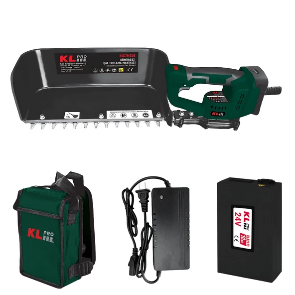 Klpro KLCTM20B-10 24V/10Ah Şarjlı Çay Toplama Makinesi - 2
