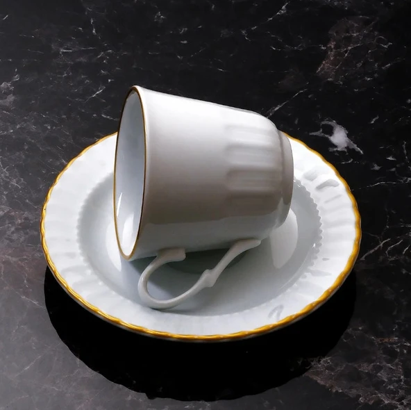 Güral Porselen Sedef 2 Parça Çay Fincan Takımı - 2