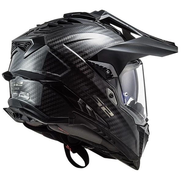 LS2 EXPLORER C KARBON KASK - Resim 2