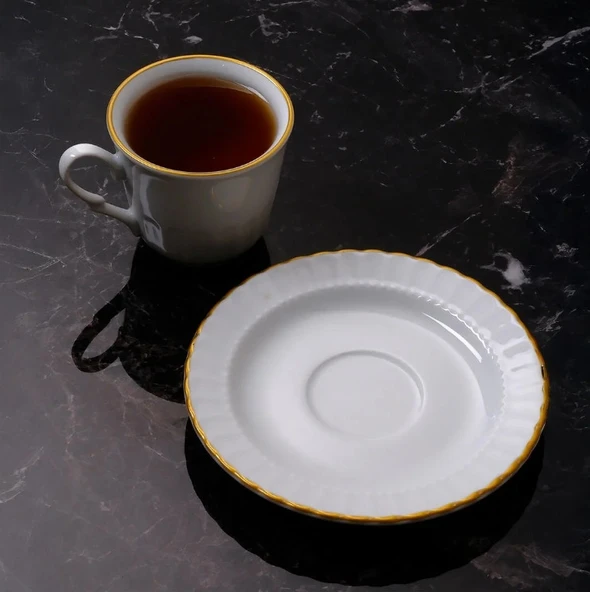 Güral Porselen Sedef 2 Parça Çay Fincan Takımı - 4
