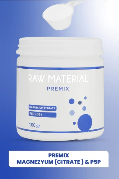 Raw Material Premix Magnezyum Sitrat P5p 100 gr - Resim 4