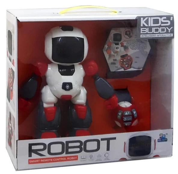 Uzaktan Kumandalı Işıklı Sesli Ses Kaydı Yapan Yürüyen Robot - 3