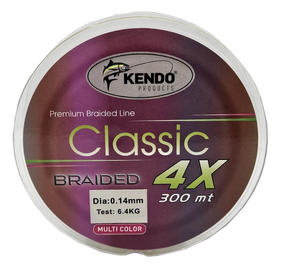Kendo Classic 4X 300m Multicolor Örgü İp - Resim 2