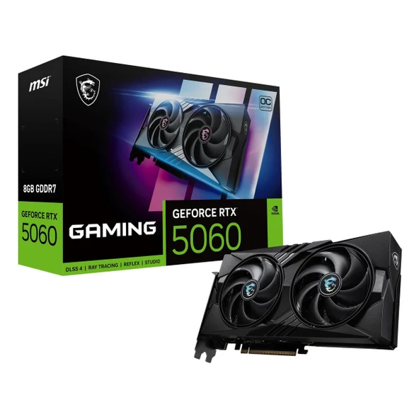 MSI Gaming GeForce RTX 5060 OC 8GB GDDR7 128Bit HDMI/DP Ekran Kartı ürün görseli 1