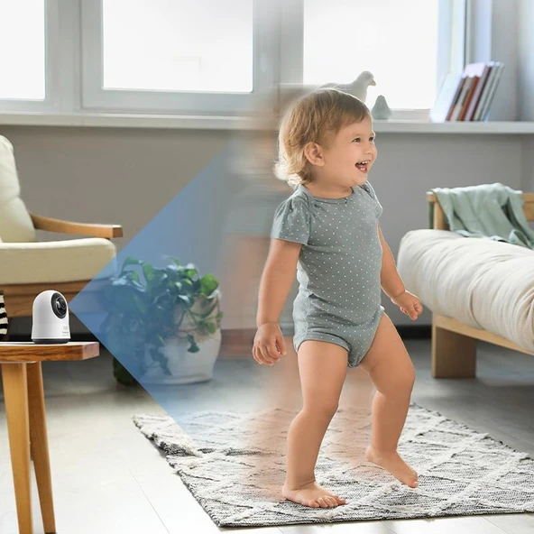 Baseus Security P1 Pro 3K Indoor Wi-Fi Güvenlik Kamerası - Resim 8