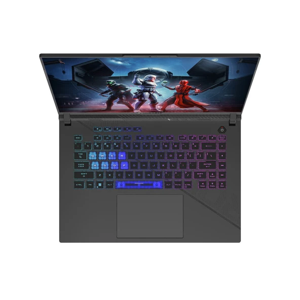 Asus Rog Strix G16 G614PH Amd Ryzen 9 8940HX Aı 80GB GB 1tb+1tb SSD 8GB/RTX5050 Gddr7 115W 16" Wuxga 165Hz 300NİTS  WINDOWS11HOME Gaming Laptop WARV057H36+ZETTAÇANTA - Resim 3