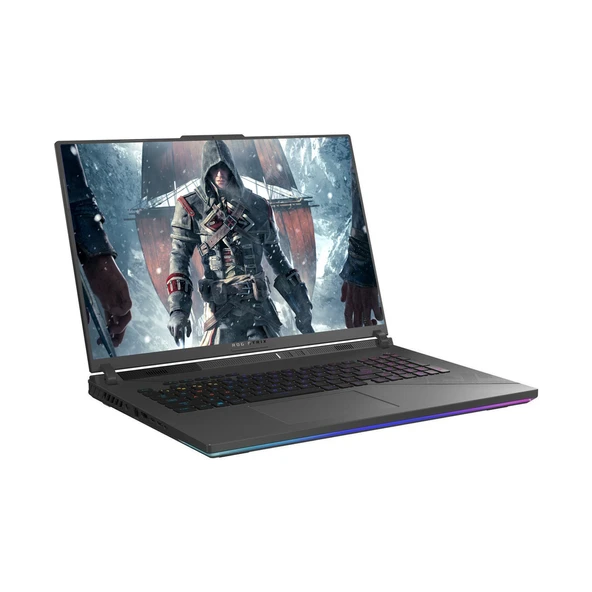 Asus Rog Strix G18 G814PP Amd Ryzen 9 8940HX Aı 24GB 512GB SSD +512GB SSD 8GB/RTX5070 Gddr7 115W 18"2.5k (2560 x 1600, Wqxga) 240Hz 3ms  Windows 11 Home Gaming Laptop WS9046H02+ZETTAÇANTA - Resim 2
