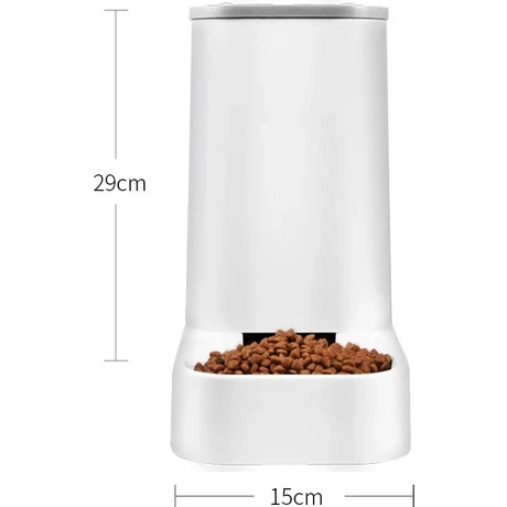 Sakuraa Evcil Hayvan Mama ve Su Kabı Seti 3.8l / 2.1kg - Beyaz - 5